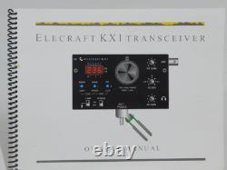 Elecraft KX1 Vintage Portable QRP Ham Radio Transceiver with KXAT1 Tuner (nice)