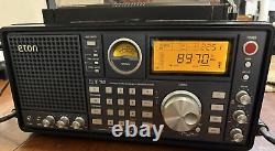 Eton Elite 750 AM FM LW VHF SHORTWAVE RADIO 360° Rotating Antenna 1000 Channels