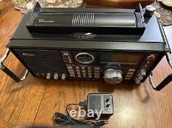 Eton Elite 750 AM FM LW VHF SHORTWAVE RADIO 360° Rotating Antenna 1000 Channels
