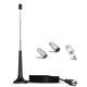 FM DAB Telescopic Antenna Magnetic Base for Portable Radio Tuner Stereo Receiver