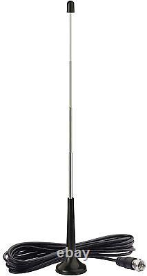 FM DAB Telescopic Antenna Magnetic Base for Portable Radio Tuner Stereo Receiver