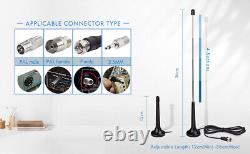 FM DAB Telescopic Antenna Magnetic Base for Portable Radio Tuner Stereo Receiver