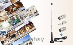 FM DAB Telescopic Antenna Magnetic Base for Portable Radio Tuner Stereo Receiver