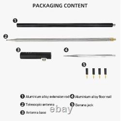 For HAM Radio Must Have Adjustable Length Aluminum Alloy Antenna Setup