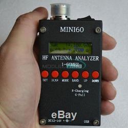For Ham Radio Mini60 SARK100 HF ANT SWR Antenna Analyzer Meter 1-60Mhz