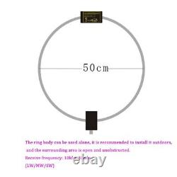 GA508 Loop Antenna SDR Short Medium Wave HF Radio VOA Antenna SW 10Khz-30MHz
