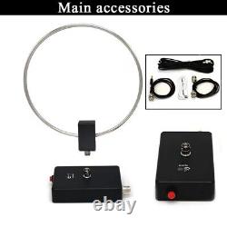 GA800 Active Loop Antenna 10KHz-159MHz HF Short Wave Small Loop Antenna Indoor