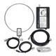 GA-800 Active Loop Antenna Shortwave Antenna 10KHz-159MHz HF Antenna for Radio
