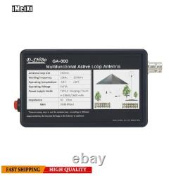 GA-800 Active Loop Antenna Shortwave Antenna 10KHz-159MHz HF Antenna for Radios