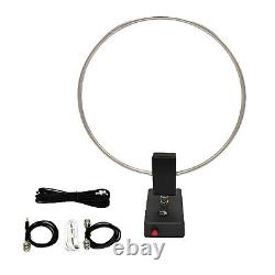 GA-800 Active Loop Antenna Shortwave Antenna 10KHz-159MHz HF Antenna for Radios