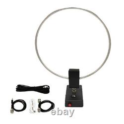 GA-800 Active Loop Antenna Shortwave Antenna 10KHz-159MHz HF Portable for Radios