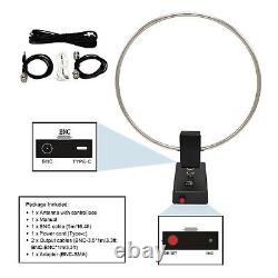 GA-800 Active Loop Antenna Shortwave Antenna 10KHz-159MHz Portable for Radios