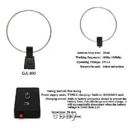 GA-800 Active Loop Antenna Shortwave Antenna 10KHz-159MHz Portable for Radios