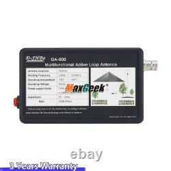 GA-800 Active Loop Antenna Shortwave Antenna with Portable Design for Radios