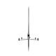 GPTWO-PRO 7-54MHz Portable Shortwave GP Antenna Outdoor Amateur Radio HF Antenna