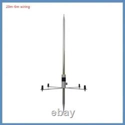 GPTWO-PRO 7-54MHz Portable Shortwave GP Antenna Outdoor Amateur Radio HF Antenna