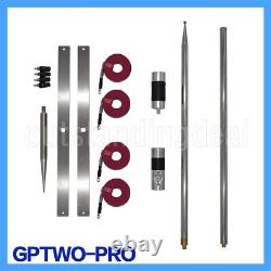 GPTWO-PRO 7-54MHz Shortwave Antenna GP Antenna Outdoor Amateur Radio HF Antenna