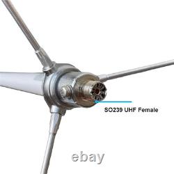 GR100 GMRS Base Antenna, 462-467Mhz, High Gain 7.5 Dbi Fiberglass GMRS Base Stat