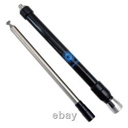 GRA-7350T UHF PL259 HF 3.5MHz 7-30MHz/50MHz Telescopic Antenna (Silver)