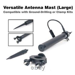 GRA-GNT Package Hand-Twist Ground Spike Antenna Mount, Tiny Tripod, Pole Mount