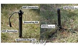 GRA-GNT Package Hand-Twist Ground Spike Antenna Mount, Tiny Tripod, Pole Mount