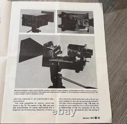 Gunnplexer Microwave Associates Horn Antenna 10 GHz, w HAM Radio Magazine 1979