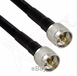 HAM CB Altelix AX400 LMR-400 Type Coax Cable PL-259 UHF Male-Male 75 FT USA MADE