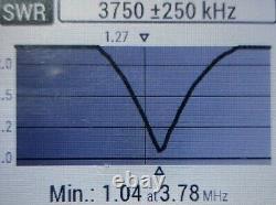 HFedz 160m/80m/40m End Fed Half Wave (491 EFHW) HF HAM Radio Antenna