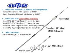 HUSTLER RM-40S 40m 1500W SSB SUPER ANTENNA RESONATOR FOR HUSTLER HF ANTENNA MAST