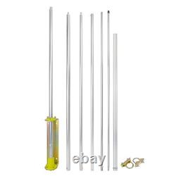 HYSHIKRA 2628Mhz Base Antenna, CB 6.2meter 20.3ft Outdoor Antenna with UHFFem