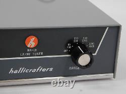 Hallicrafters HA-10 Ham Radio LF MF Antenna Tuner for SX-117 (excellent)