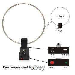 HamGeek Active Loop Antenna Shortwave Antenna 10KHz-159MHz HF Antenna for Radio