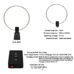 HamGeek Active Loop Antenna Shortwave Antenna 10KHz-159MHz HF Antenna for Radio