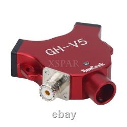HamGeek GH-V5 V Shaped Antenna 7MHz-430MHz 200W IP68 Waterproof Balun Dipole Red
