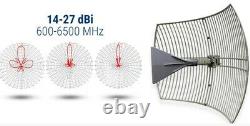 Ham L-band 902 1296 3456 5760 Antenna Dish Parabolic Wifi 1700 C-band XM Grid