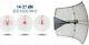 Ham L-band 902 1296 3456 5760 Antenna Dish Parabolic Wifi 1700 C-band XM Grid