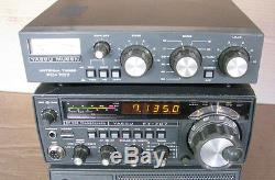 Ham Radio HF Transceiver Yaesu FT 707, Antenna Tuner FC 707, Mic and DC Cable