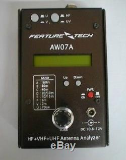 Ham radio shortwave radio HF UV 1.5-490MHZ 3-band AW07A Antenna Analyzer
