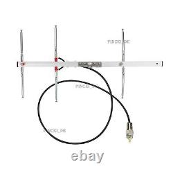 Handheld Yagi Antenna UHF 250-500MHz VHF 76-350MHz Portable Antenna For Outdoor