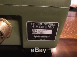 Harris RF-382A-15 Fast Tune HF Antenna Coupler, Ham Radio, Ancillary Kit, Manual