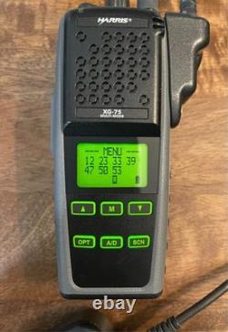 Harris XG-75P (VHF) 136-174 Mhz P25 Digital Radio