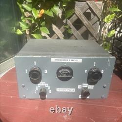 Harvey-Wells Bandmaster Z-Match Ham Radio Antenna Tuner WATT METER ASIS