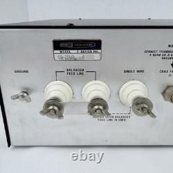 Heathkit SA-2040 HF Antenna Tuner 2KW Roller Inductor Ham Radio with Manual