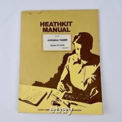 Heathkit SA-2040 HF Antenna Tuner 2KW Roller Inductor Ham Radio with Manual