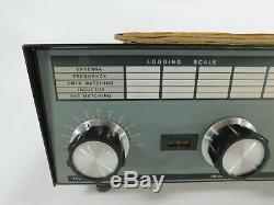 Heathkit SA-2040 Vintage 2KW Ham Radio Antenna Tuner with Manual Works Great