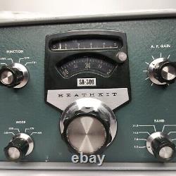 Heathkit SB 300 Ham Radio Receiver with Crystal Filter Untested No Power Cord
