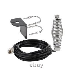 Heavy-Duty Antenna Spring Mount CB Antennas Ham Radio Antenna SO239 to PL259 5m