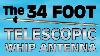 Hf Ham Radio With A 34 Foot Telescopic Antenna