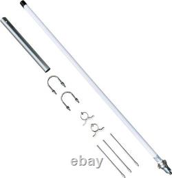 High Gain 7.5 dBi GMRS Base Station Antenna, 462-467MHz Fiberglass, PL259 Connec