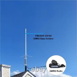 High Gain 7.5 dBi GMRS Base Station Antenna, 462-467MHz Fiberglass, PL259 Connec